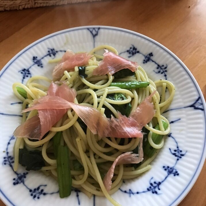 ほうれん草と生ハムのバジルパスタ レシピ 作り方 By ボンド子 楽天レシピ ほうれん草と生ハムのバジルパスタ レシピ 作り方 By ボンド子 楽天レシピ